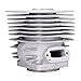 CHENQIAN Kit de Piston de Cylindre - Kit de Piston de Cylindre de 60 mm 506294271 Ajustement de Rechange pour scie à tronçonner Husqvarna Partner 3120k K1250, Argent, 2,4 Pouces