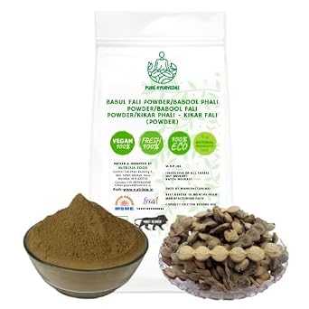 Generic ATS Babul Fali Powder/Babool Phali Powder/Babool Fali Powder/Kikar Phali-Kikar Fali Powder 500 Gms, 1.1 Pound Pack of 1
