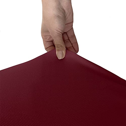 Italian Bed Linen Più Bello bielastic chaircover set, bordeaux (2 pieces), 100% polyester, STANDARD - Image 4