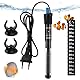 flintronic Aquarium Heizung, 100W Temperatur Einstellbare Aquarium Heizer Mit Saugnäpfen, Unterwasser Aquarium Heizungs Wasserdichter Thermostat für Aquarium, Thermostat für Fischtanks