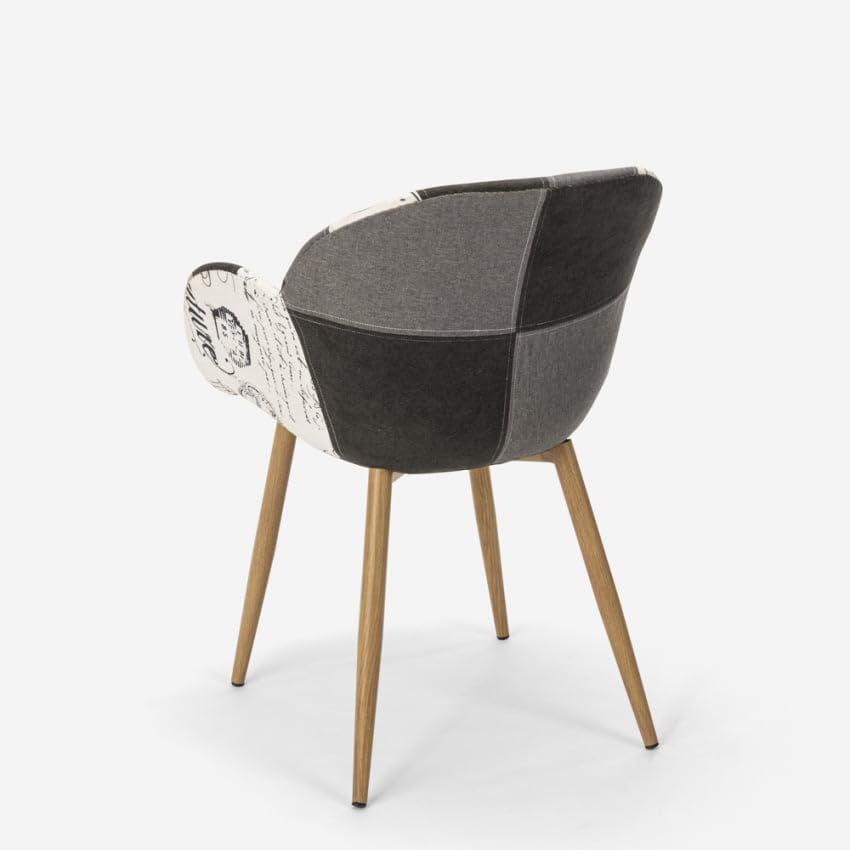 Produce Shop Sedia Poltrona Design Patchwork Nordico Salotto Cucina Studio Finch - Patchwork 4