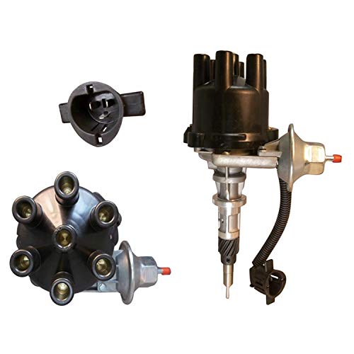 OEG Parts New Distributor Compatible With AMC AMX Concord Matador & Compatible With Jeep Grand Wagoneer Wrangler 258cid 4.2 232cid 3.8 Straight 6 Replaces 3231333 3231334 3232409 3235141