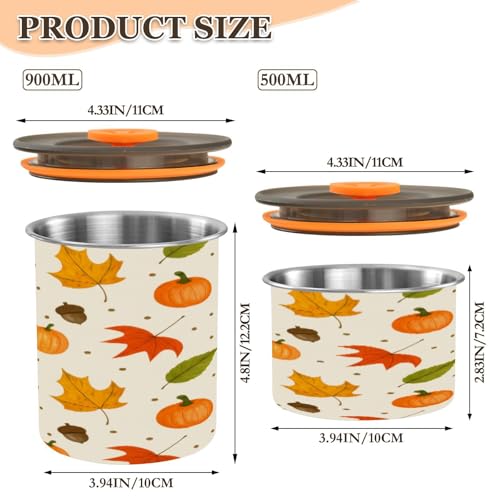 Recipiente hermético de acero inoxidable para café 17oz miniatura 2