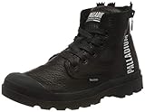 Cremallera exterior. Palladium Pampa Urban Zip, Botas Cortas al Tobillo Mujer, Negro, 35.5 EU