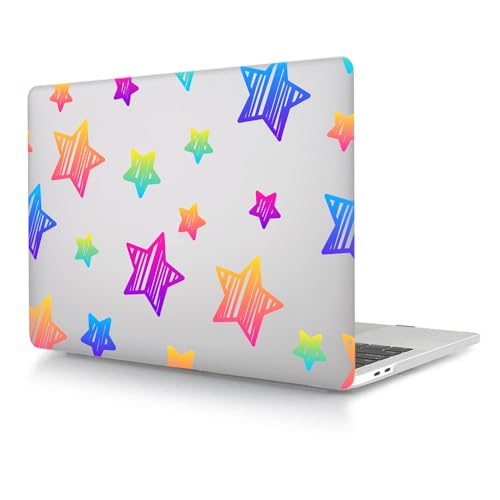 Funda Macbook Pro 13 A1278 para estudiantes carcasa estrellas de colores