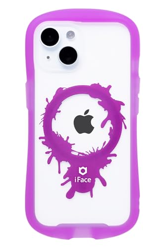 iFace Reflection Neo Magnetic iPhone 15 ケース MagSafe 対応 クリア 強化ガラス (クリアパープル/ペイント)【アイフェイス アイフォン15 用 iphone15 用 カバー マグセーフ 耐衝撃 透明 ストラ