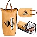 BBQ Blanket for Resting Meat - 21in Insulated Brisket Blanket with Wide Mouth, Zipper & Handle Strap, Reusable Large Capacity Meat Resting Bag for Smoking, Grilling, and Outdoor Barbecue