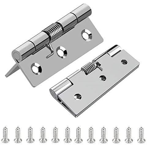 Heuskay 3 Inch Self-Closing Spring Hinges Cover