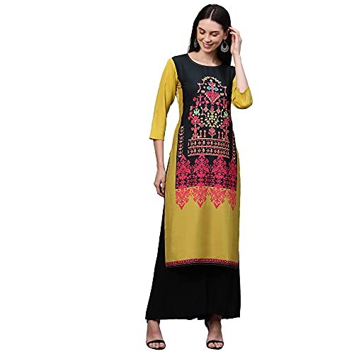 Image of ANNI DESIGNER Women's Crepe Regular Kurta