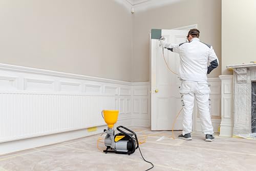 WAGNER Diaphram Pump SuperFinish 21 Pro Airless Lacquer 230 Volt - Perfectly Suited for Painting Work, Max. delivery Rate 2,1 l/min, High Pressure Hose DN6, 7 m