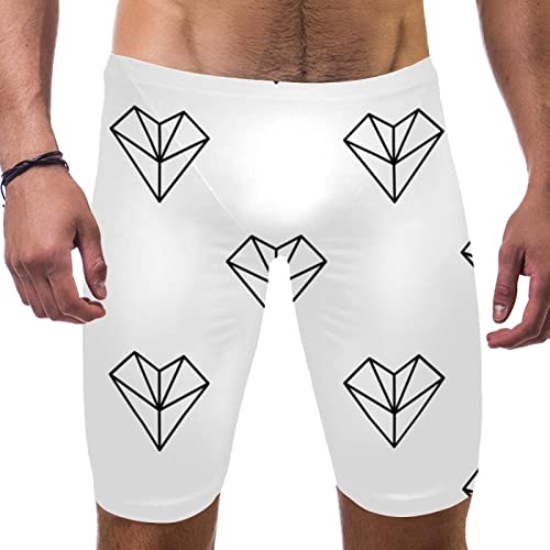Maillot de bain long pour homme évitant les irritations, motif multicolore taille S