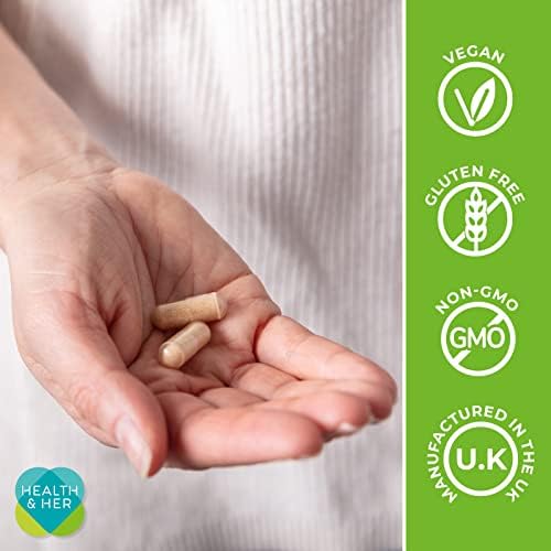 Health & Her Menopause Biome 50bn Live Cultures Supplements for Women - Support for Menopause Symptoms - 1 Month Supply of 60 Menopause Biome Tablets- Vegan - Phytoestrogen Free