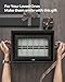 SONGMICS Watch Box, 12-Slot Watch Case with Large Glass Lid, Removable Watch Pillows, Watch Box Organizer, Gift for Loved Ones, Black Synthetic Leather, Gray Lining UJWB12BK