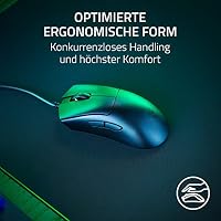 Razer DeathAdder V3 - Ergonomische Esports-Maus - 59g Leicht - 30K Optischer Sensor - Optische Mausschalter Gen-3-8000Hz HyperPolling - Speedflex-Kabel - PC/Mac | Schwarz – Ansicht 3