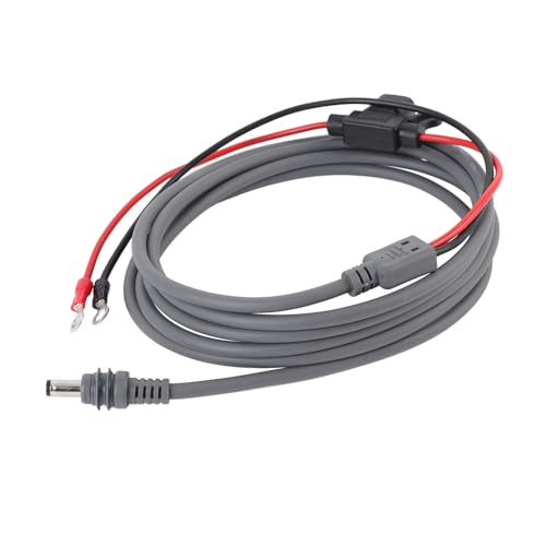 Cable de alimentación de CC satélite rectangular con terminal circular premium y protección 30A