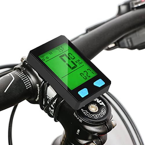Yohawjan Bicycle Speedometer Waterproof Wireless Bike Computer Bike Odometer With Lcd Display & Multi-Functions Electric Bike Accessories For Bikes Pedometer Cycling Electronics #TOP1