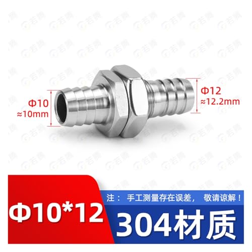 Junta de placa pasante tipo pagoda antitirones para tráquea y mangueras de 12mm 3