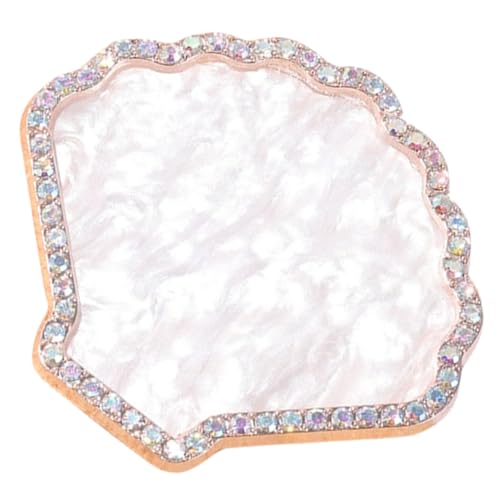 LOORGVEL Paleta de Resina para Arte de Uñas con Soporte para Exhibición Bandeja para Esmaltes Gel para Mezcla de Colores y Decoración Salones y Uso Profesional