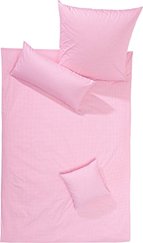 Lorena Bettwäsche Batist rosa Größe 135x200 cm (80x80 cm)
