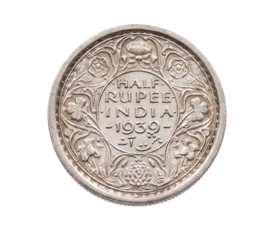 Half Rupee (1939) British India Collectible Old Rare Coin-image-40