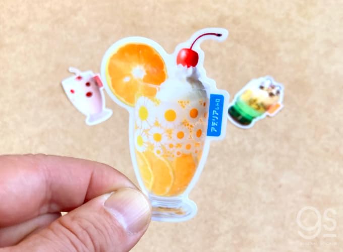 Amazon | アデリアレトロ透明ステッカー クリームソーダ4 懐かしい