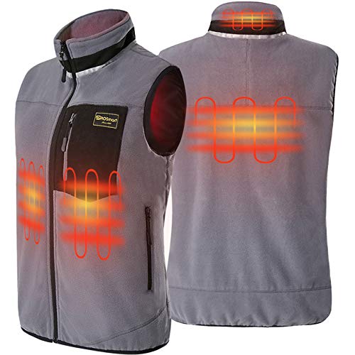 Batteria Ricaricabile 16000 MAh Per Gilet Riscaldato – 7.4V/5V, Display LED, Uscite DC/USB/Type-C