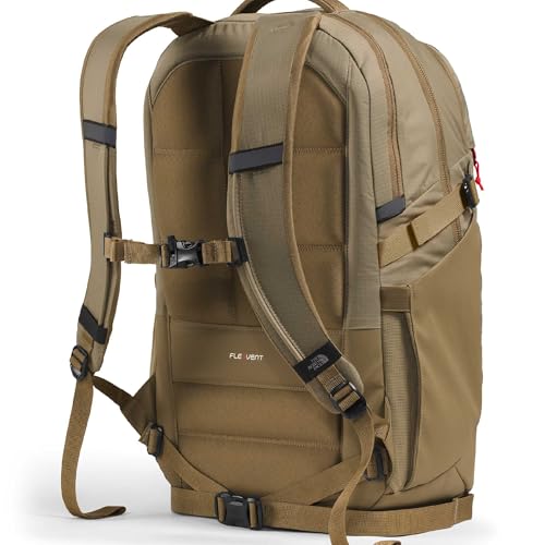 Image of The North Face Router Everyday Laptop Backpack - Daypack, Water Repellent, Laptop Sleeve, Reflective Details, Cedar /Lava Red, One Size