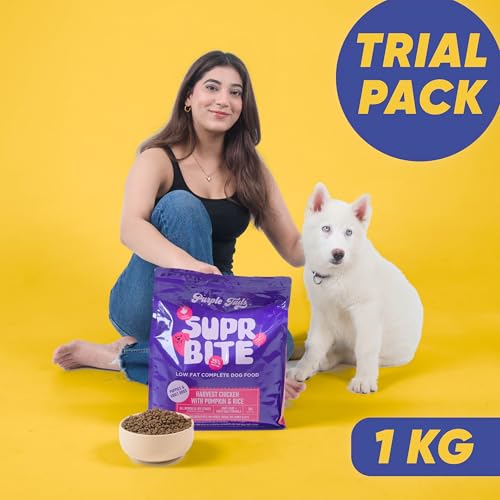Image of Canada Supr Bite High Protein Dry Dog Food | Puppy & Adult Dog Food | Supports Strong Muscles, Healthy Immunity & Active Lifestyle (1 KG)