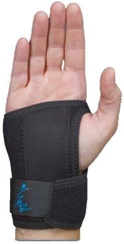 Med Spec GelFlex Wrist Support Brace, Black, Small Right