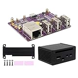 【Ports & Connectors】1 x Gigabit Ethernet,3 x USB-A 2.0 Port,1 x Type-C Port;【About NC Port】M200 shield uses the OTG port as a host and expands 3 USB2.0 ports, so this OTG port is closed and can't be used;【NO SD Card slot】Distance between card & case is large, and user does not operate SD card frequently, so the case does not reserve an SD card slot. Please remove the front panel when you want to insert and unplug the SD card.