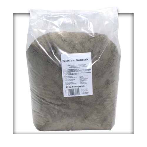 20 kg Garten- und Rasenkalk Dünger naturreiner Kalk verbessert den pH-Wert
