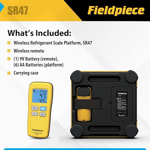 fieldpiece sr47 wireless scale with remote