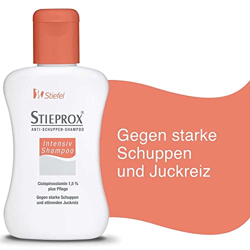 Stieprox Intensiv Shampoo, Ciclopiroxolamin 1,5 % plus Pflege, 100 ml, gegen starke Schuppen und störenden Juckreiz