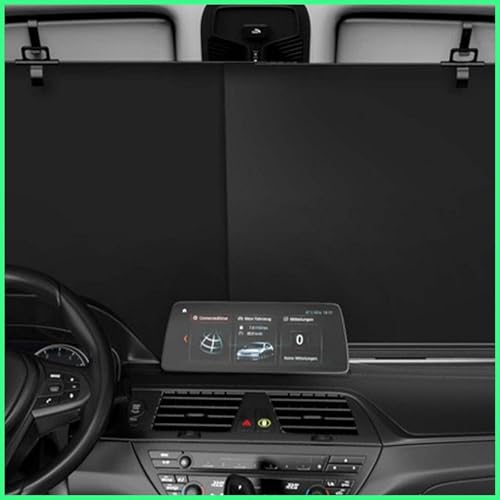 Car Shades for Windshield, Adjustable Thermal Insulation UV Protection Stable Retractable Windshield Sun Shade,Rapid Release and Retraction All-Season Universal Car Window Shades for Car SUV Jeep — view 6
