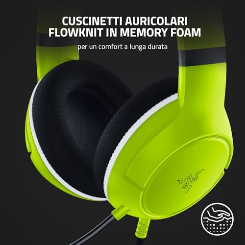 Kaira X - Cuffie da Gioco Cablate Per Xbox Series X, S (Driver Triforce 50mm, Microfono Cardioide Hyperclear, Controlli Integrati, Compatibilità Multipiattaforma) Verde - Cuffia gaming - Immagine 3