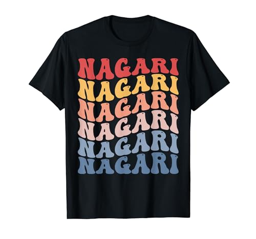 Nagari City Groovy Retro T-Shirt