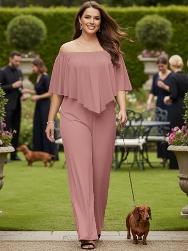 Image of KOH KOH Womens Long Pant Strapless Off Shoulder Pockets One Piece Jumpsuit