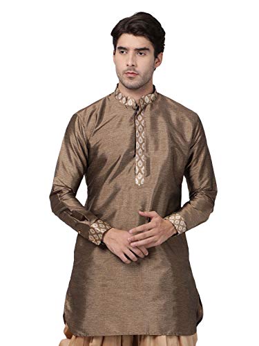 Image of VM Men's Silk Blend Ethnic Shirt
