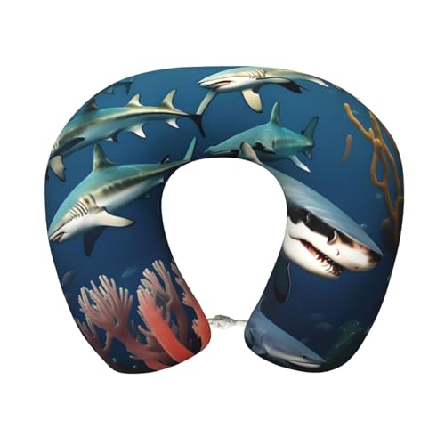 Almohada de espuma viscoelástica ergonómica de viaje miniatura 1