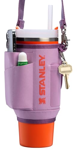 Image of STANLEY All Day Quencher Carry All for 40 oz Tumbler with Handle | Crossbody Bag with Phone Holder Pocket, Card Sleeve & Detachable Strap | Water Bottle Carrier Bag | BPA-Free |