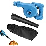 Soplador de Hojas inalámbrico,Soplador de Hojas inalámbrico de Alta Velocidad 2 en 1 con batería 18V 21V - Soplador de Hojas eléctrico de Mano Ligero para la eliminación de Hojas de residuos Generic