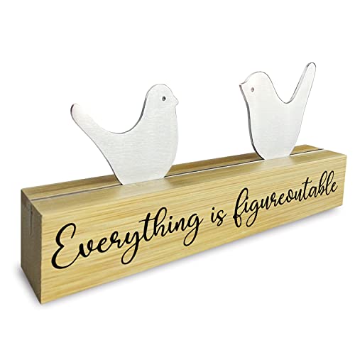 Bird Decor For Shelf, Minimalist Art Decor For Shelves Office Shelf Decor For Women, Men, Inspirational Christmas Birthday Gifts For Daughter Granddaughter Girlfriend Female Boss Reader Friend Bird1 #TOP15