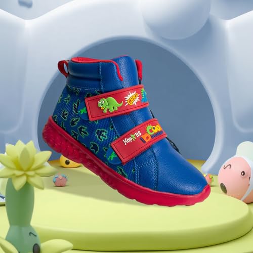 Image of KazarMax Hopits Kids Boys and Girls Ankle Length | High Top | Slip-on Sneakers Shoes | Lightweight | Outdoor Shoes Collection