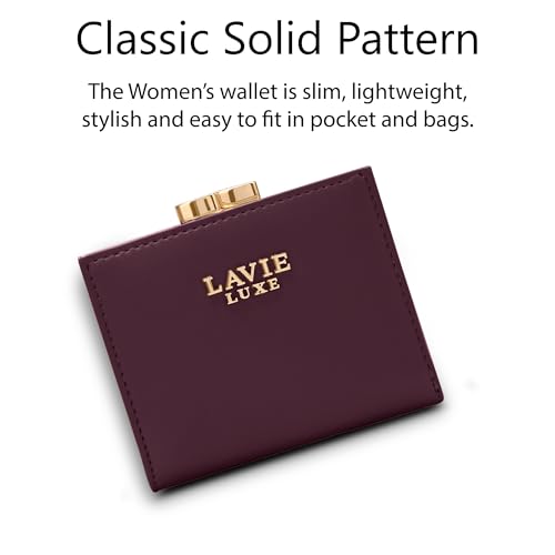Image of Lavie Luxe Women's Frame25 Small Bifold Wallet | Gift for Women