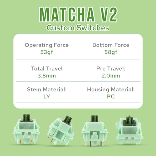 Image of MechLands CIDOO QK75 VIA Programmable 75% Compact Keyboard with KiiBoom Matcha Latte V2 Linear Mechanical Switch Set