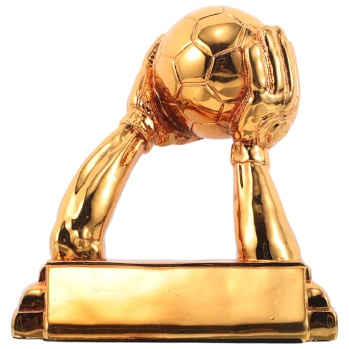 Trophée de football gardien de but en résine Healvian pour récompense et décoration