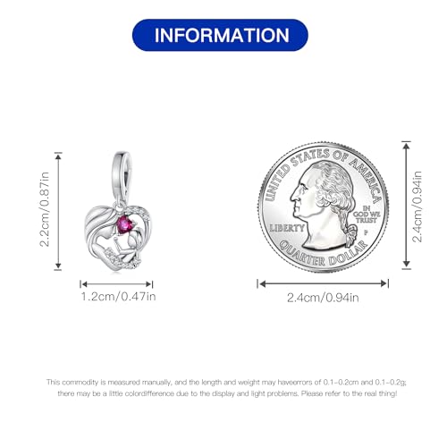 CYCUFF 925 Sterling Silver Charms for Bracelets and Charm Necklaces, Bracelet Pendants Beads Jewellery Gift for Family Friends Women3