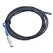 H!Fiber.com 12G External Mini SAS HD SFF-8644 to SFF-8644 Cable, 12Gbps High Density HD Cable, 100 Ohms, 1.5-Meter(4.9ft), 28AWG, for Hard Disk Server, SAN, Raid Card