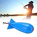 CHICIRIS Bomb Lure Bait, Bait Carp Feeder Large Bomb Lure Bait Holder Fishing Feeder Nesting Tool (Blue)