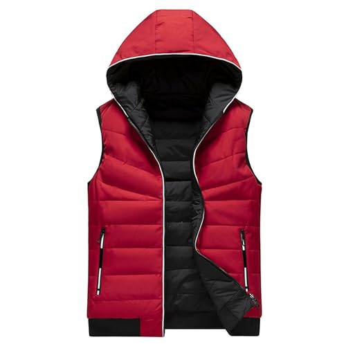 Gilet imperméable à capuche homme contre le froid hiver